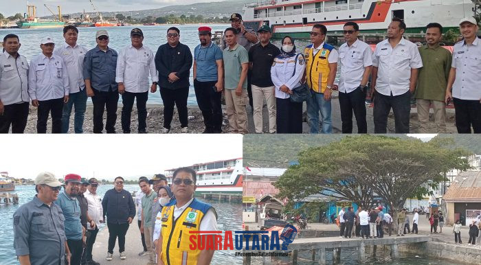 foto istimewa : Ketua Komisi III Dandy Adhi Prabowo Bersama Anggotanya kunjungi pelabuhan rakyat dan didampingi Staf Ahli Bupati Alfian Djibran bersama jajarannya