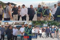 foto istimewa : Tampak Ketua Komisi III Dandy saat mendengarkan arahan dari Pihak ASDP Rofiq dan Staf Ahli Bupati Alfian Djibran