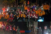 foto istimewa : Damdim 1308/LB Letko Inf Cepi saat usai padamkan api