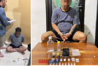 foto istimewa : Tampak Pelaku pengedar Narkoba RP alias OM 27 tahun