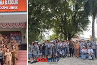foto istimewa : Saat usai berikan pengarahan pada para siswa dan siswi