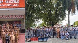 foto istimewa : Saat usai berikan pengarahan pada para siswa dan siswi