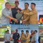 foto istimewa: Tampak Kaban BPBD Banggai H.Moh Rifai Mahiwa.SE.M.Si.Bersama Perwakilan DSLG dan Kades Uso