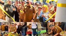 foto istimewa : Saat Bupati Ir H.Amirudin.SP.MP.MM Resmikan Kantor Desa Singkoyo