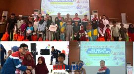 foto istimewa : Kepala Desa Kayowa Mohammad Ali Daeng Maroa, Kepala Desa Dongin Ansar Makka, jajaran manajemen PEP Donggi Matindok Field,