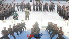 foto istimewa Dandim 1308/LB Letkol inf Cepi saat berikan arahan pada anggota peserta pelatihan 