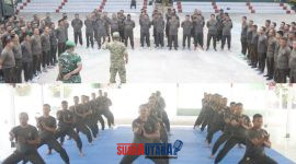 foto istimewa Dandim 1308/LB Letkol inf Cepi saat berikan arahan pada anggota peserta pelatihan 