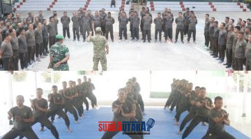 foto istimewa Dandim 1308/LB Letkol inf Cepi saat berikan arahan pada anggota peserta pelatihan 
