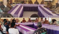 foto istimewa : pelaksanaan rapat pembagian air guna mengairi persawahan di bagi per 5 hari