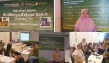 foto istimewa : Para peserta yang terdiri dari petani sawit serius ikuti kegiatan ini
