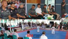 foto istimewa : Wakili Dandim 1308/LB Pasi Lok Buka Kejuaraan Karate sambut HUT TNI Ke 81