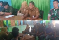 foto istimewa : Tampak Babinsa Kelurahan bungin saat menghadiri rapat Pembahasan LPG 3Kg