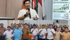 foto istimewa : Safrudin Hinelo.S.STP.M.Si hadiri sekaligus jadi narasumber di Unismu luwuk