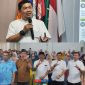 foto istimewa : Safrudin Hinelo.S.STP.M.Si hadiri sekaligus jadi narasumber di Unismu luwuk