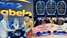 foto istimewa : Saat Wabup Banggai Drs H Furqanuddin.MM, Terima Langsung Tiga Tropi sekaligus ini semua berkat kerja sama membentuk program Pendidikan