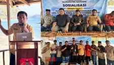 foto istimewa : Kadinsos banggai Haryadi Bola saat berikan arahan di hadapan para peresta