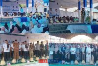 foto istimewa : Saat Gubernur Sulteng Dan Bupati Banggai berikan Tauziahnya di dampingi para unsur Forkopimda sulteng dan Banggai Serta para anggota DPR Provinsi sulteng bersama DPRD Banggai