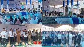 foto istimewa : Saat Gubernur Sulteng  Dan Bupati Banggai berikan Tauziahnya di dampingi para unsur Forkopimda sulteng dan Banggai Serta para anggota DPR Provinsi sulteng bersama DPRD Banggai