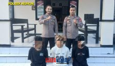 foto istimewa : 3 Pemuda Tak Berkutik usai Bobol rumah sarang burung walet di tiga tempat kejadian 