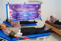 foto istimewa : Saat Anggota sedang lakukan donor darah