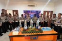 foto istimewa : Nampak para Kanit dan jajaran satlantasnpolresta banggai rasakan ulantahun lantas