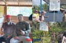 foto istimewa : Tampak Kadinsos Banggai Haryadi Bola Dengan plt camat Simpang Raya cek langsung bangunan dan Sumur guna akan dipergunakan oleh warga masyarakat