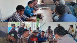 foto istimewa : Tampak Perwakilan PT PAU saat Lakukan Mediasi Terkait permasalahan yang terjadi di kalangan warga 
