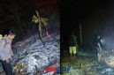foto istimewa : Warga pemilik lahan bakar rumput dan terus membesar 