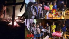 foto istimewa : Tim Dinsos Serahkan bantuan pada warga terkena musibah