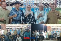 foto istimewa : Saat bersama para Staf dan Forum Kades Se-Kecamatan Kintom