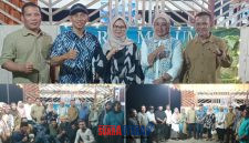 foto istimewa : Saat bersama para Staf dan Forum Kades Se-Kecamatan Kintom
