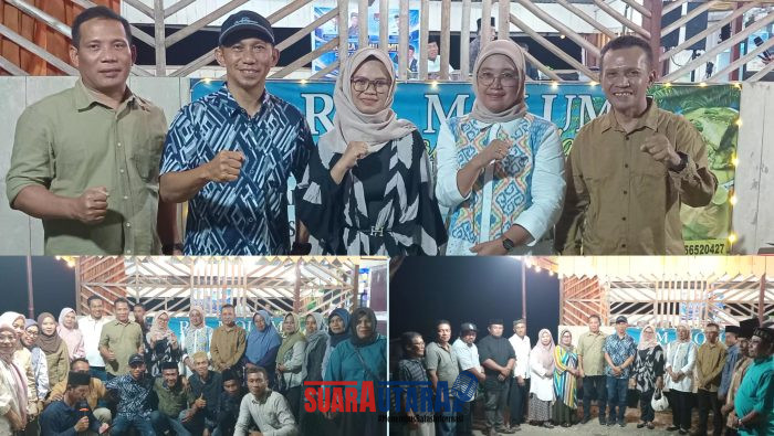 foto istimewa : Saat bersama para Staf dan Forum Kades Se-Kecamatan Kintom