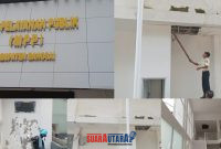 foto istimewa : Beginilah Hasil pengerjaan. Renovasi DPMPTSP Banggai yang menelan anggaran Rp2,44 miliar