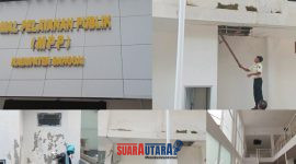 foto istimewa : Beginilah Hasil pengerjaan. Renovasi DPMPTSP Banggai yang menelan anggaran Rp2,44 miliar