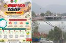 foto istimewa : Tampak Brosur peringatan Dari Pemda banggai dan BPBD, Dinkes serta begini kondisi Udara kota luwuk