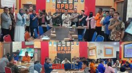 foto istimewa : Tampak Staf Khusus Bupati Bidang Hukum Alfian Djibran bersama Unsur Forkopimda usai rapat lintas Sektor 