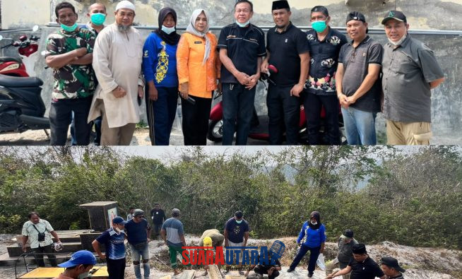 foto istimewa : Sebagai Umat.manusia Hriadi Bole Berikan penghormatan terakhir pada jenazah
