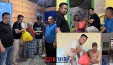 foto istimewa : Kadinsos Lansung Serahkan Bantua Sembako pada Lansia dan warga Distabilitas di dampingi kabid