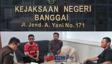 foto istimewa : Wakili Kajari Banggai Kasi Intel Yadi Kurniawan.SH Dengarkan aduan warga terhadap Kades Boyou