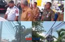 foto istimewa  : Wabup Drs H.Furqanuddin.MM saat Instrusikan Kadishub dan Kasat Pol PP lakukan pemanggilan Proveder atau Instansi terkait.