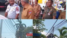 foto istimewa  : Wabup Drs H.Furqanuddin.MM saat Instrusikan Kadishub dan Kasat Pol PP lakukan pemanggilan Proveder atau Instansi terkait.