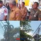 foto istimewa  : Wabup Drs H.Furqanuddin.MM saat Instrusikan Kadishub dan Kasat Pol PP lakukan pemanggilan Proveder atau Instansi terkait.