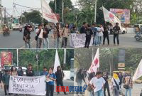 foto istimewa : Gelar Aksi SMI tuntutan atasi kabut asap dan kinerja Presiden Prabowo