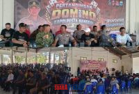 foto istimewa : Kapolresta Banggai Kombes Pol Hendri Yulianti.S.I.K.M.H, bersama Dandim 1308/LB Letko Inf Cepi Kartiwa.S.Pd dan Kadispora Drs Yori Ntoi 