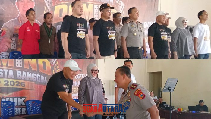 foto istimewa  : Kadispora Mewakili Bupati Banggai menghadiri pembukaan Lomba Domino Kaporesta Banggai 2026