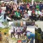 foto istimewa  : Tampak Camat dan lurah serta para anggota dan Staf ikut turun langsung pembagian 
