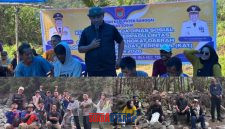 foto istimewa : Kadinsos Hariadi Bola.SH Bersama Tim saat berikan arahan dan pesan dari Bupati banggai.