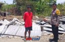 foto istimewa : Pemilik Rumah dan anggota  polsek 