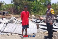 foto istimewa : Pemilik Rumah dan anggota polsek