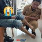 foto istimewa  : Kadinsos Banggai Hariadi Bola.SH sedih dan bangga lihat kondisi Pria Disabilitas Dalam melawan keterbatasannya.